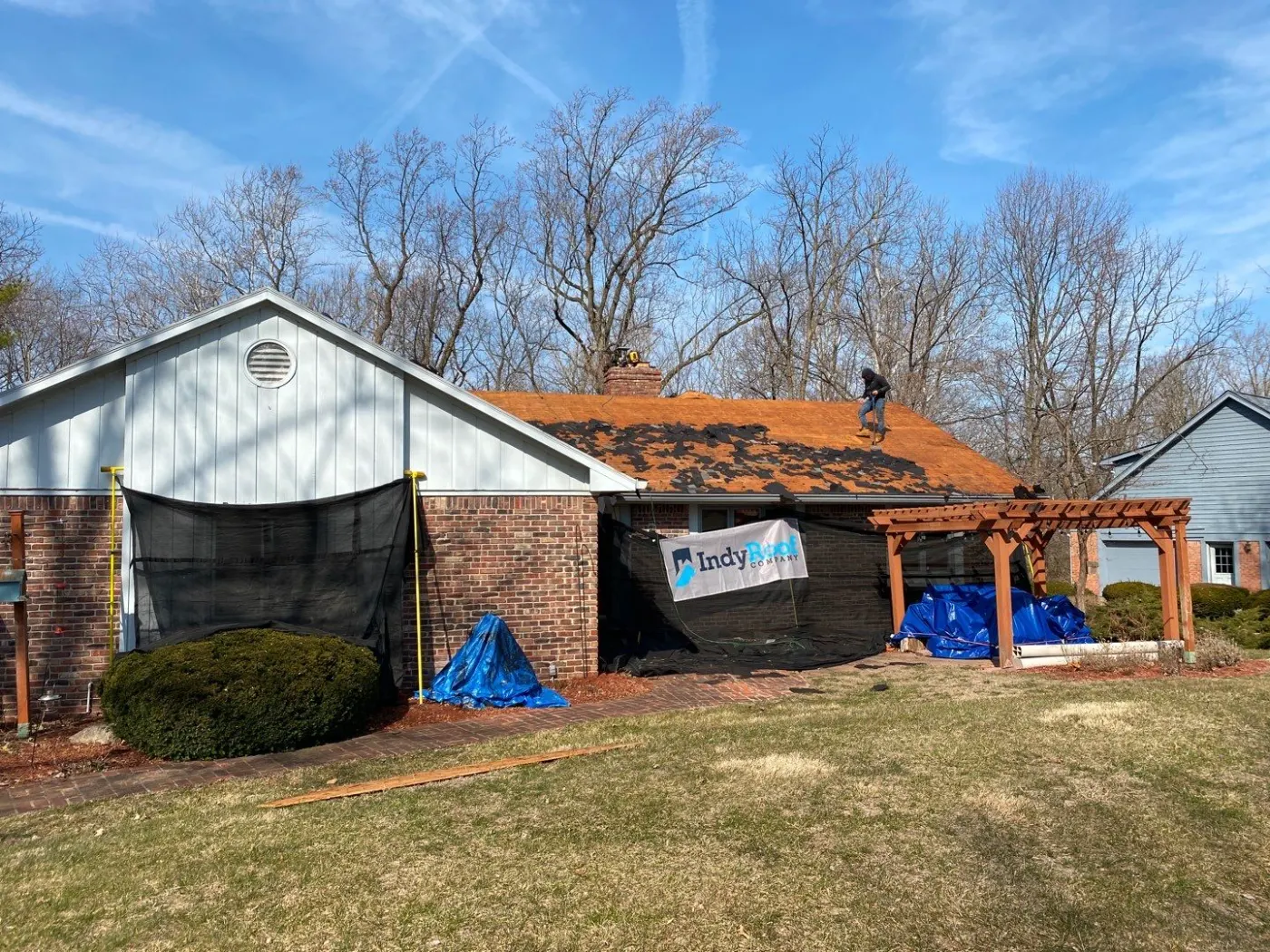 Fiber cement siding installed on a Sandstone Lakes home
